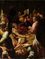 Jésus chassant les marchands du temple